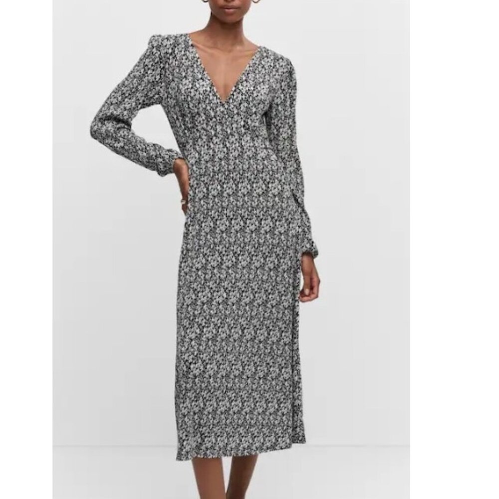 MANGO textured dress